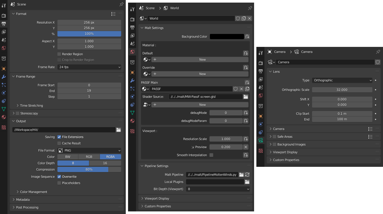 Screenshot of Blender
